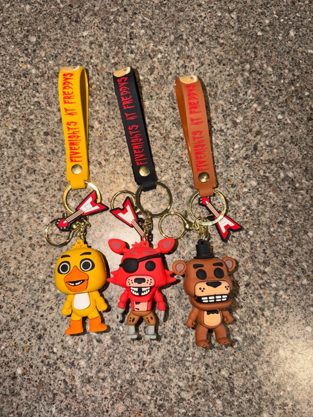Five Nights at Freddy's Character Keychain Set